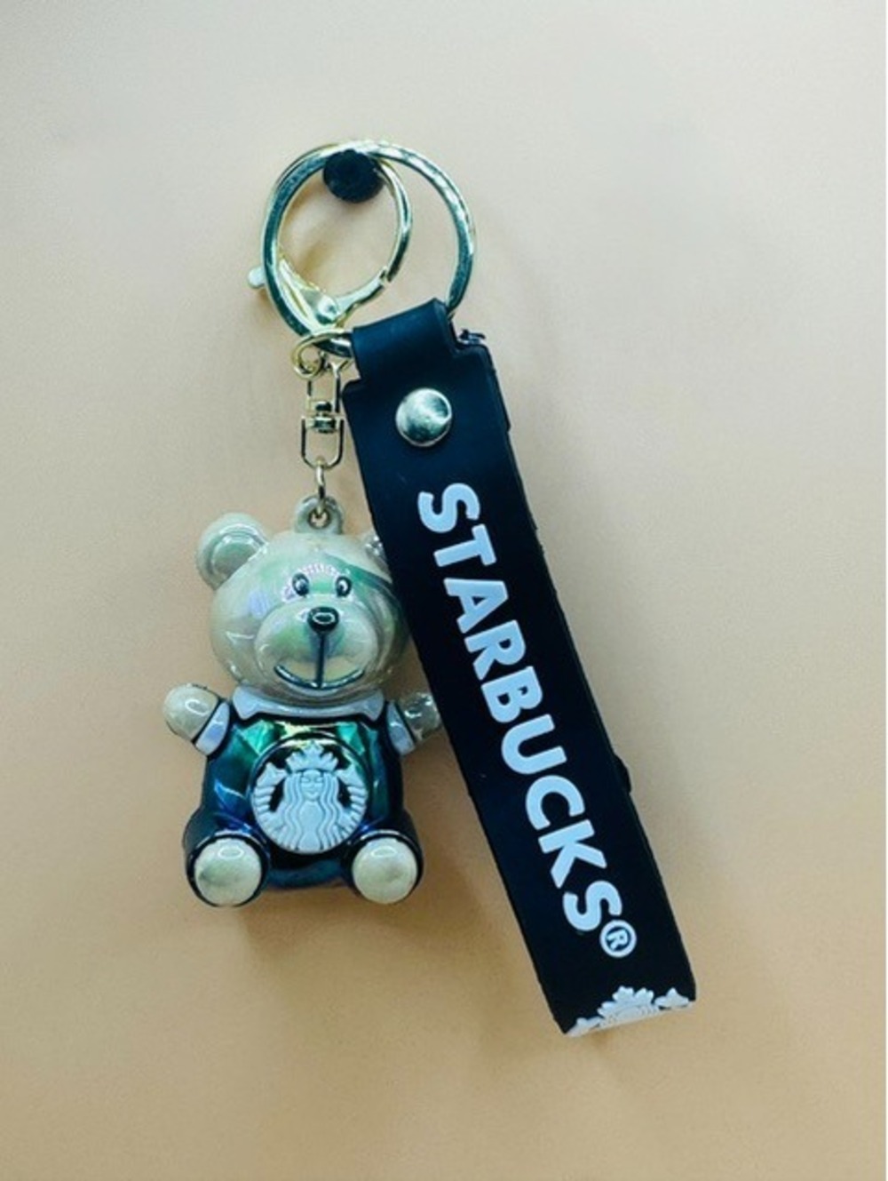 New Large Coffee Character Keychains –Multiple Colors! (Bear, Black)